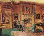 Walter Gay Living Hall oil painting